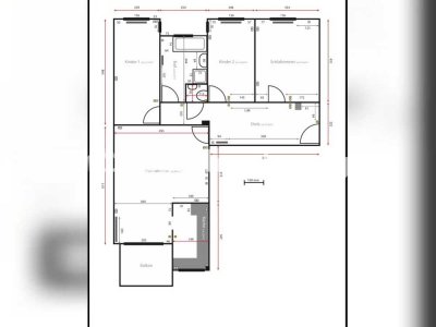 Tauschwohnung: 4 Zi.-Wohnung in St. Jobst zum Tausch gegen 3 Zimmer