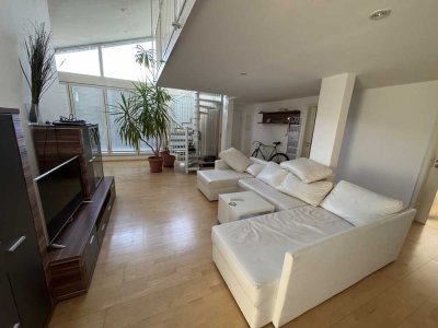 Gehobenes Penthouse mit Empore, Dachterrasse & Klimaanlage – 122 m² Wohnfläche zum Wohlfühlen