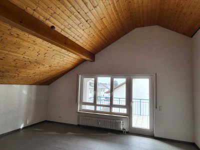 Frisch renovierte lichtdurchflutete DG-Wohnung mit großem Balkon