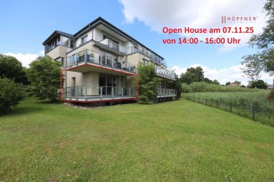 Open House am 07.11.25 von 14:00 - 16:00 Uhr 
3-Zimmer-Wohnung mit Seeblick in 24111 Kiel/Russee