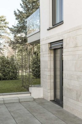 Villa Schützenhütten - moderne Gartenwohnung mit großer Sonnenterrasse, Stellplatz und Gartenanteil