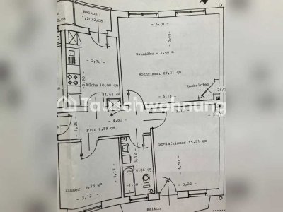 Tauschwohnung: Gemütliche 3-Zimmer-Wohnung in Kiel, Hassee