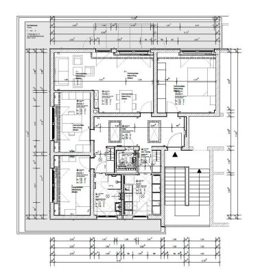 Sanierte Vierzimmer Penthouse Wohnung mit hochwertiger Einbauküche / umlaufendem Balkon in Darmstadt