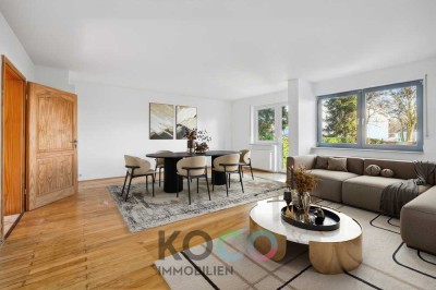 Traumhafte Maisonette-Wohnung für Familien – mit Garten und Garage