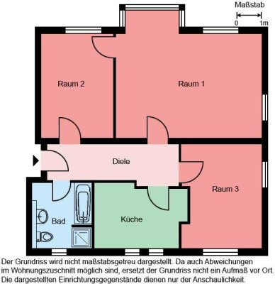 Attraktive 3-Zimmer-Etagenwohnung in Herne