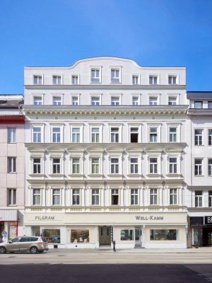 44m² City-Apartment in Altbau, Lift, Luftwärmepumpe &amp; einzigartiger Küche - nur 299.000€