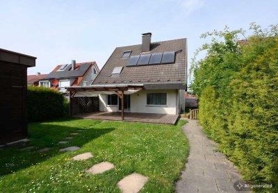 Modernisiertes Einfamilienhaus in grüner und familienfreundlicher Wohnlage