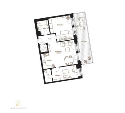 Erstbezug: 3-Zimmer-Wohnung mit Balkon und offenem Loftcharakter in Wuppertal