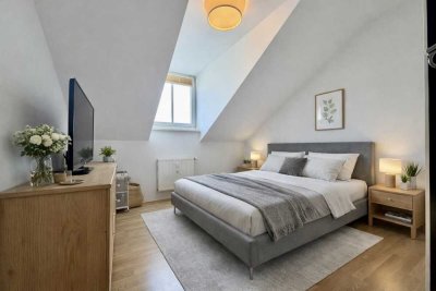 Gepflegte Dachgeschosswohnung mit West-Balkon im Herzen von Pfarrkirchen!