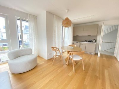 Alte Donau/Segelschule Hofbauer- Möbliertes Apartment mit Balkon und eigener Dachterrasse