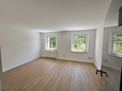 Erstbezug nach Sanierung: 3-Raum Wohnung mit Altbaucharme direkt am Sahnpark - Balkon in Planung