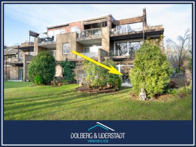 Großzügige Hochparterre-Wohnung mit Terrasse und 2 Tiefgaragenstellplätze in ruhiger Lage von Farmse