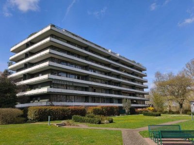 Attraktive 1-Zimmer-Wohnung mit Balkon direkt am Rhein in Köln-Rodenkirchen