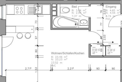 Günstige 1- Zimmer Wohnung in zentraler Lage in Lübeck St. Gertrud zum 01.06.2026