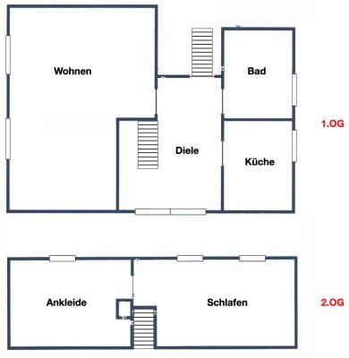 Helle 2,5-Zimmer-Wohnung im 1. OG in Nürnberg (Altenfurt-Moorenbrunn)