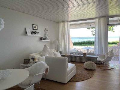 EG- Wohnung, direkte Strandlage, möbliert
