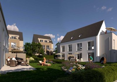 BAUBEGINN ERFOLGT!!! Neubau von 4 DH und 2 EFH in ruhiger, grüner Lage von Bad Homburg OberErlenbach