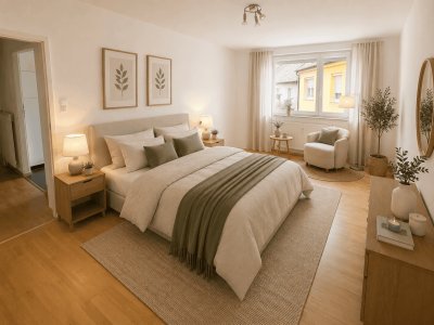 Helle 2-Zimmer-Wohnung im Zentrum - S-Bahn in wenigen Gehminuten
