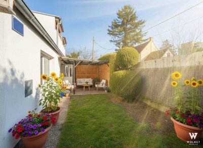 Ab ins Grüne – Charmantes Kleingartenhaus mit Garten &amp; Doppelgarage in ruhiger Lage