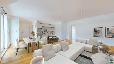 Moderne 4-Zimmer-Dachgeschoßwohnungen inkl. 30m² Balkon und Terrasse
