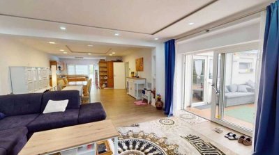 Exklusive 5,5-Zimmer-Wohnung mit Garten – Stilvolles Wohnen auf einer Ebene!