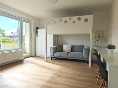 Frisch renoviertes Studio in der Hanauer Landstraße  – modern, sonnig & sofort bezugsfertig
