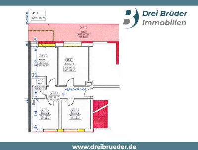 Traumhafte 3-Zimmer Dachgeschosswohnung in Top Lage