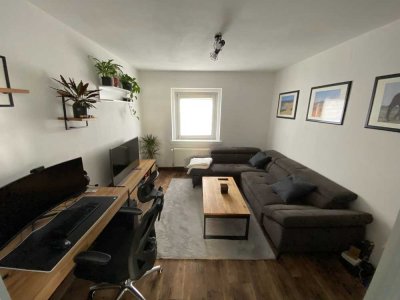 Möbellierte 2-Zimmer-Hochparterre-Wohnung mit gehobener Innenausstattung in Kempten