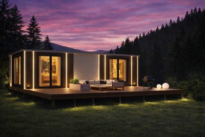 FLAT XL: IAB & Kurzzeitverm.: Futuristisches Haus im Schwarzwald 148.000 € inkl. Infrastruktur