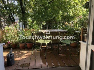 Tauschwohnung: Schöne Altbauwohnung im Grünen