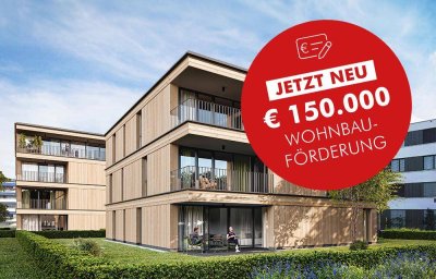Wohnbauförderung möglich | Wohnen nahe alter Rhein | 2-Zimmer Dachgeschosswohnung (Top B05)