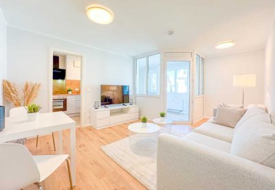 Neu sanierte 2-RW * EBK * Wintergarten * moderne Vollmöblierung * WT * TG-SP * Süd-West * grün * TOP