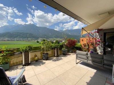 Miete - sehr großzügige 4 Zimmer Penthouse Wohnung - mit Dachterrasse, Loggia und zwei TG Stellplätzen - 6130 Schwaz