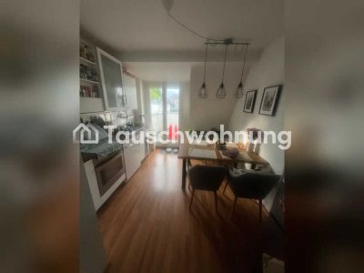 Tauschwohnung: Helle Maisonette Wohnung | 2,5 Zimmer, Balkon