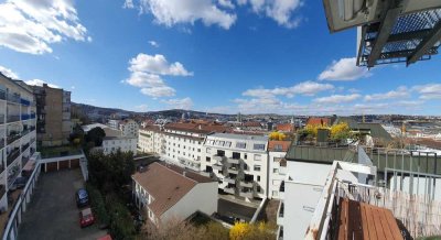 2-Zimmer-Wohnung mit Balkon und spektakulärem Blick über Stuttgart