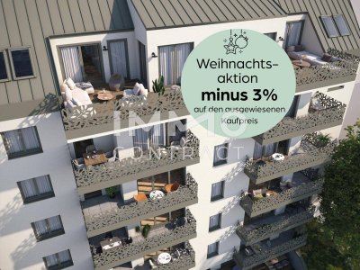 Kurz vor Fertigstellung: Weihnachtsaktion - 3 %, Geräumige Dreizimmer-Wohnung mit Top-Ausstattung
