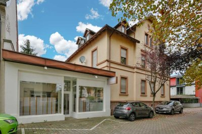 Wohnung mit Gewerbeeinheit in Bühl!
Eine gute Adresse für Ihr Geld!
