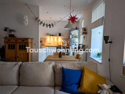Tauschwohnung: Schöne 3- Raum Wohnung mit Garten und Balkon in der Mariann