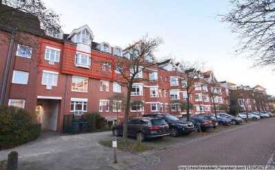 Lichtdurchflutete Wohnung mit Blick ins Grüne