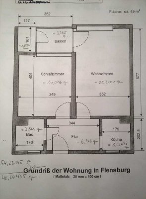 2-Zimmer-Wohnung mit Stellplatz
