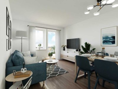 Erstbezug nach Sanierung - Top Lage - Süd-Balkon