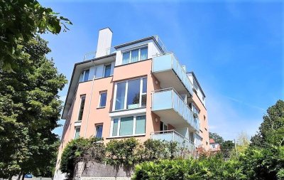 DACHGESCHOSS, Daringergasse, sonnige 76 m2 Neubau mit 6 m2 Balkon, 2 Zimmer, Wohnküche, Wannenbad, Parketten