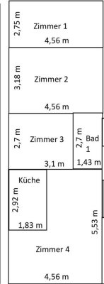 3,5-Zimmer Wohnung in Kassel Bad Wilhelmshöhe/Wahlershausen