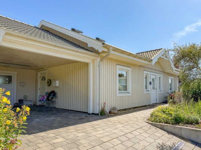 Exklusiver Schweden-Winkelbungalow – Stilvolles Wohnen auf einer Ebene