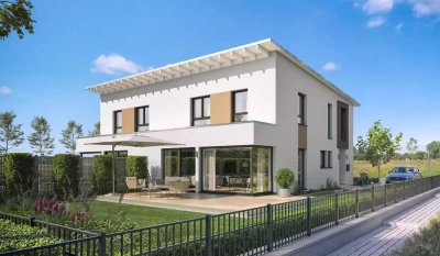 Doppelhaushälfte? Jetzt die Kosten teilen in der modernen DHH von Bien Zenker inkl. Baugrundstück!!