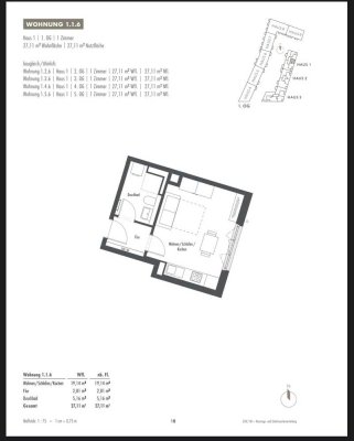 1-Zimmer Appartement in München Perlach zu vermietenden Wohnung