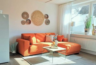 Traumhafte EG-Wohnung mit Südterrasse in zentraler Lage von Büsum – Komplett saniert & möbliert