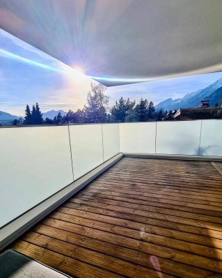 Penthouse 105 m² | Panorama | 2 Balkone (35 m²) | Kamin | 2 Carports