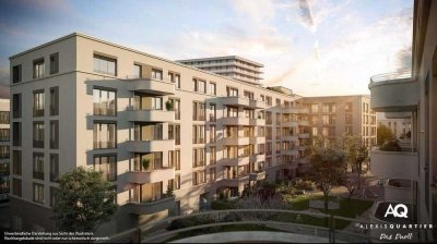Studio 36 m² | vollmöbliert | Neubau 2023 | Loggia | TG | ab 1.8. | English below