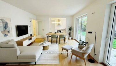 Stadtrand-Idylle in Essling – Charmante 3-Zimmer-Gartenwohnung in absolut ruhiger Lage